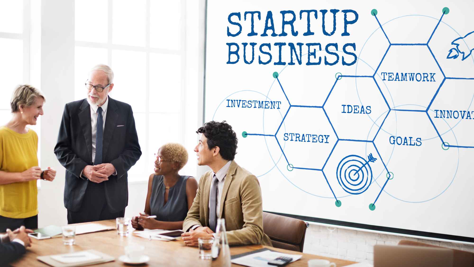 Two co-founders finalizing the registration of startups in India